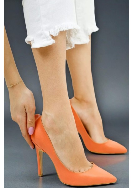 Kadın Klasik Topuklu Ayakkabı Sivri Burun Ince Topuk Model Stiletto modelleri
