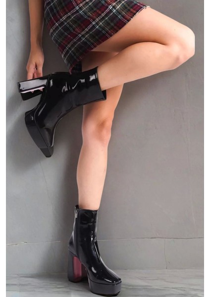 Kadın Elegant Ayakkabı Platform Topuklu Bot Özel Tasarım Abiye Ayakkabı fırsatları