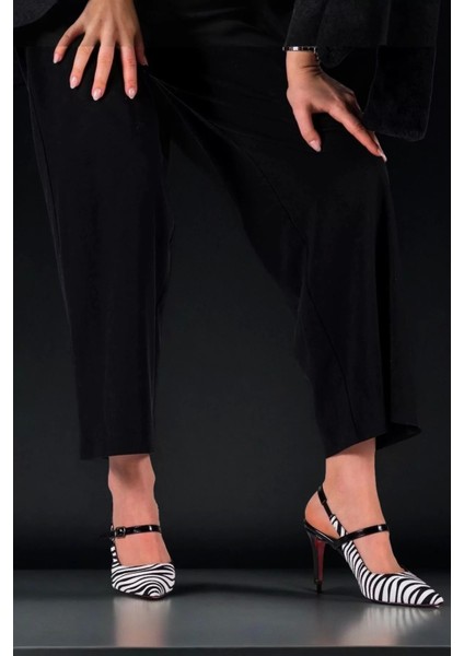 Kadın Elegant Ayakkabı Günlük Kısa Topuklu Ayakkabı Özel Tasarım Abiye Ayakkabı