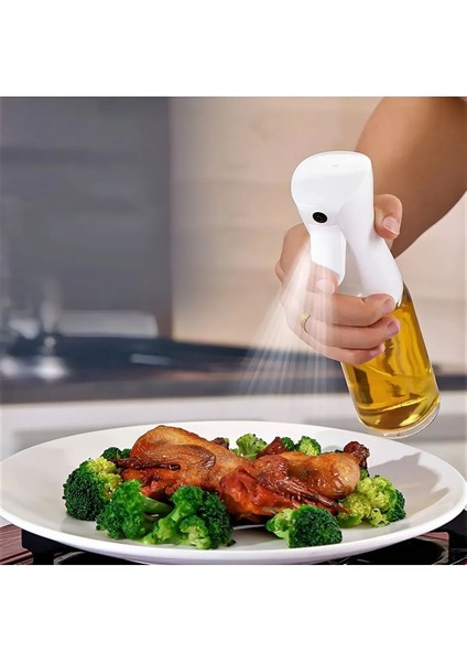 Pratik Sprey Şişe, Cam Yağ ve Sirke Püskürtücü, Beyaz, 200 ml, Kullanışlı ve Temiz fiyatları