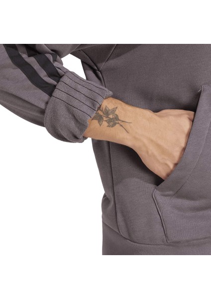 3s Ft Erkek Gri Kapüşonlu Sweatshirt fırsatları