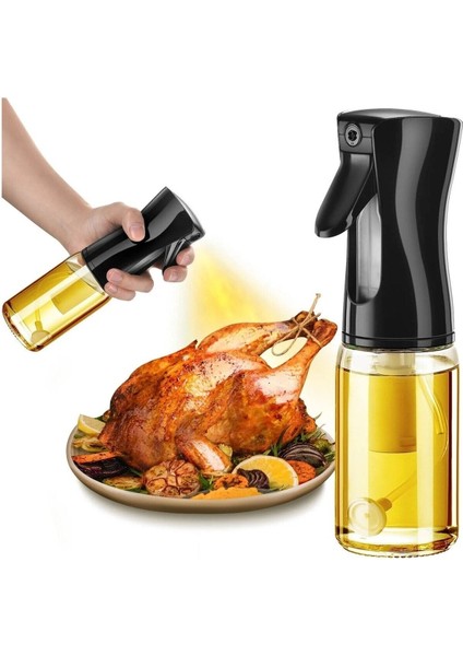 Yemeklik Yağ Spreyi Airfryer Yağdanlık Zeytinyağı ve Limon Yağı Sprey Şişesi