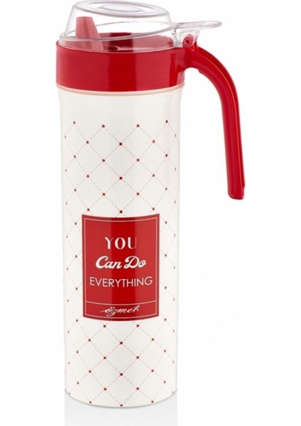 Kareli Büyük Boy Kapaklı 1 lt Yağdanlık, şık ve kullanışlı mutfak aksesuarı