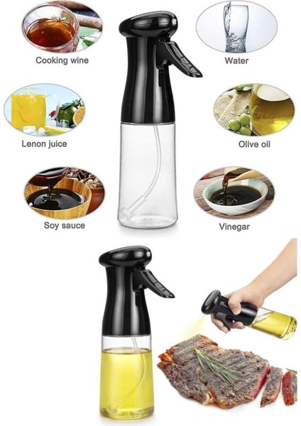 Renkli 200ml Sprey Yağlayıcı Çift Parça, Mutfak ve Barbekü İçin Kullanışlı