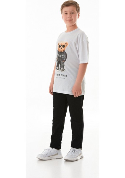 Ayıcık Baskılı Erkek Çocuk Tişört fiyatları