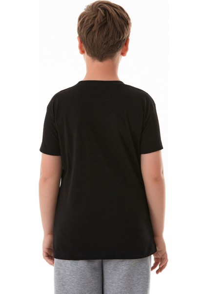 %100 Pamuk Uzay Baskılı Erkek Çocuk Tişört modelleri