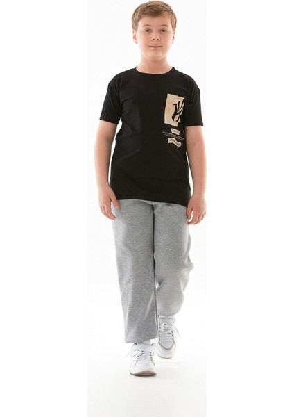 %100 Pamuk Uzay Baskılı Erkek Çocuk Tişört indirimleri