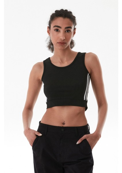 Yanları Şeritli Halter Yaka Büstiyer