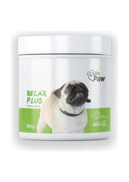 - Relax Plus: Küçük Irk Köpekler Için Azaltıcı Glutensiz ve Şeker Ilavesiz Çiğnenebilir Tablet (90 Gr)