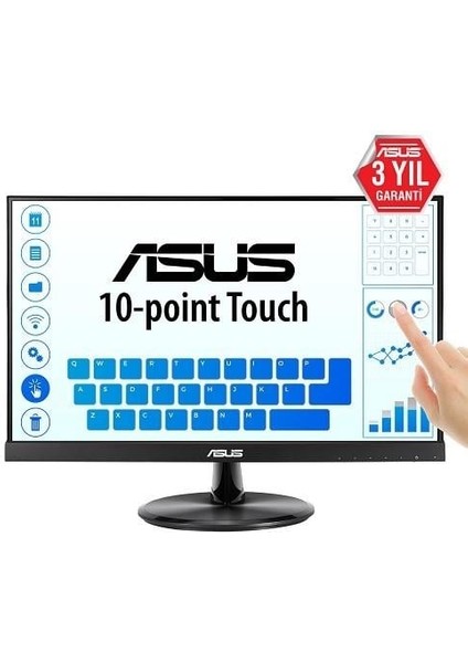 21.5" IPS VT229H 5ms 60Hz HDMI Dokunmatik Monitör (1920 x 1080)