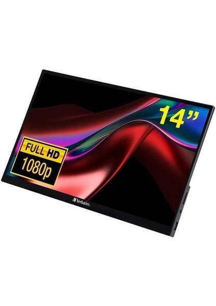 Verbatım 14" IPS Dokunmatık Pmt-14 6ms 60HZ Hdmı-Usbc Taşınabilir Monitör 1920X1080 49591