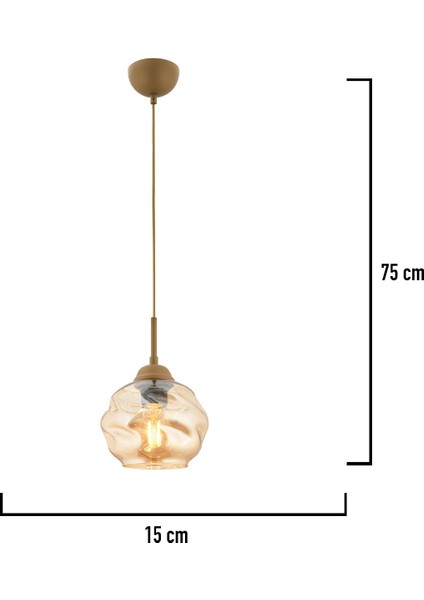 Darko Tekli Eskitme Modern Sarkıt Oturma Odası Salon Sarkıt Avize
