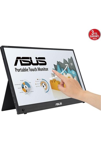 15.6" IPS Zenscreen Touch MB16AHT Hdmı-Usb C Taşınabilir Dokunmatik Monitör