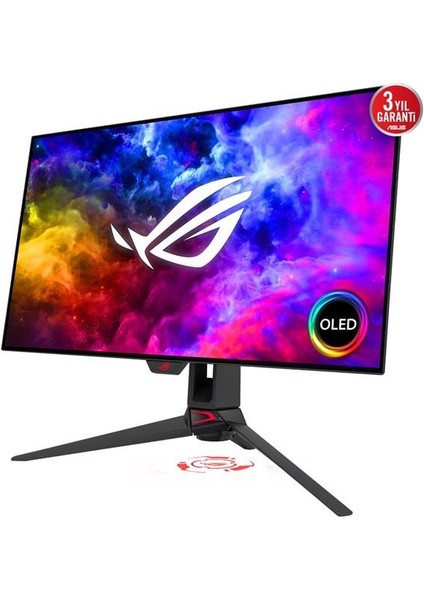 26.5" OLED Rog Swıft PG27AQDM 0.03MS 240HZ Hdmı-Dp Gamıng Monitör 2560X1440