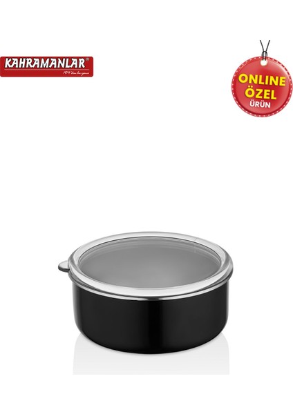 Şık 3'lü Emaye Saklama Kabı Seti, Siyah, Sağlıklı ve Dayanıklı Mutfak Gereçleri modelleri