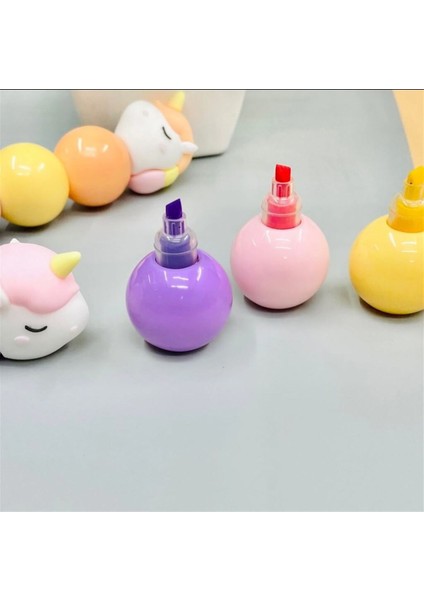 Unicorn Fosforlu 3'lü Kalem Seti