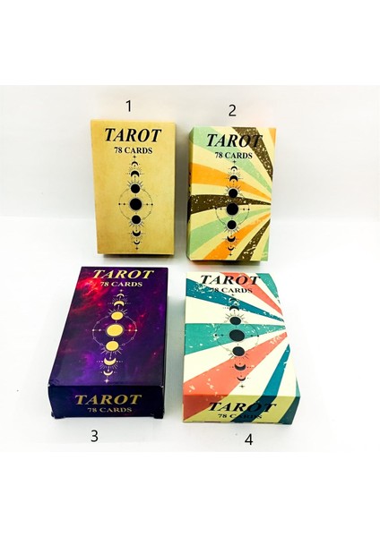 78 Kart Güneş Ay Döngü Tarot Kartları 2767