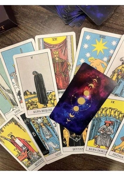 78 Kart Güneş Ay Döngü Tarot Kartları 2767