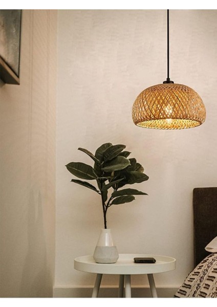 Alice 30 cm Sarkıt Bambu,iskandinav,bohem,modern Aydınlatma