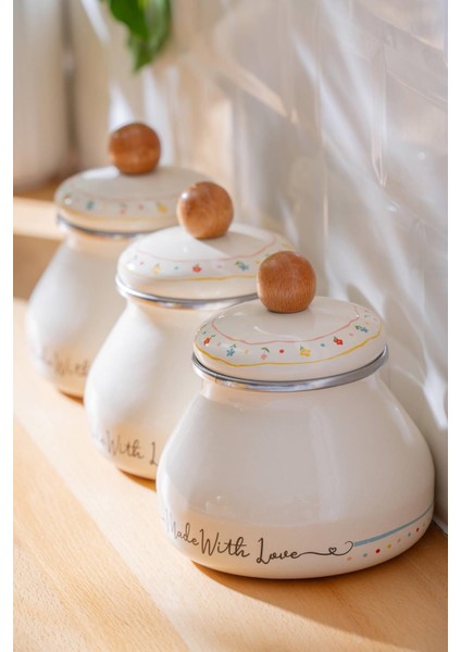 Made With Love 6 Parça Kavanoz Seti - 1 Lt fiyatları