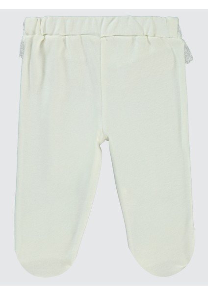 Kız Bebek Patikli Tek Alt 0-3 Ay Ekru fiyatları