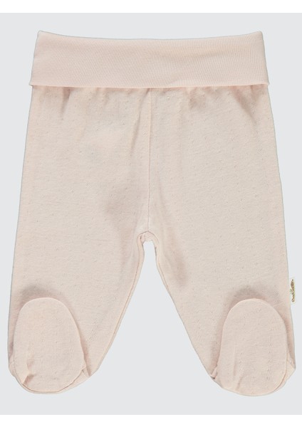 Kız Bebek Patikli Tek Alt 0-3 Ay Gül Kurusu