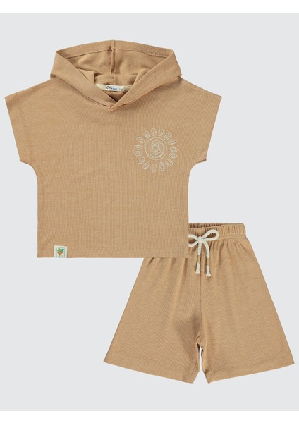 Erkek Çocuk Takım 2-5 Yaş Taş Rengi