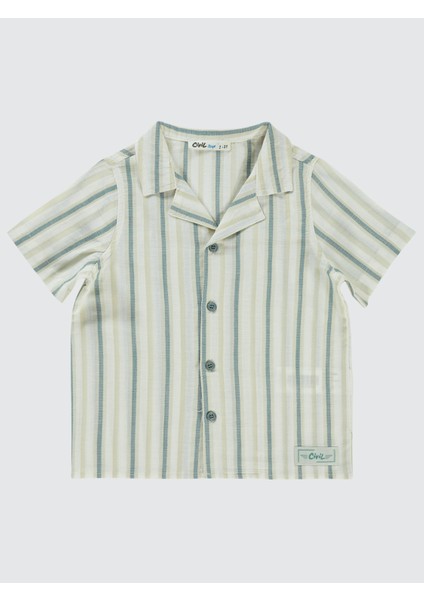 Erkek Çocuk Gömlek 2-5 Yaş Açık Haki