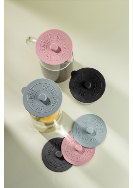 Çok Renkli 6'lı Silikon Isı Koruyucu Bardak Kapağı Seti fiyatları