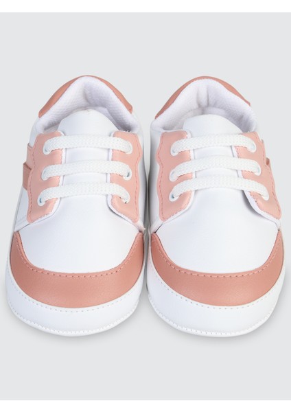 Kız Bebek Ilkadım Ayakkabısı 19-21 Numara Pudra