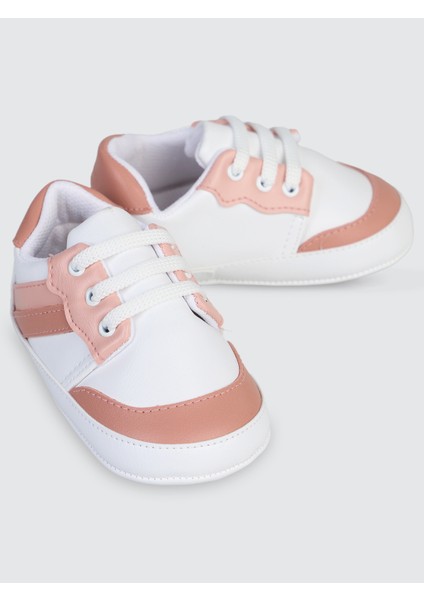 Kız Bebek Ilkadım Ayakkabısı 19-21 Numara Pudra fiyatları