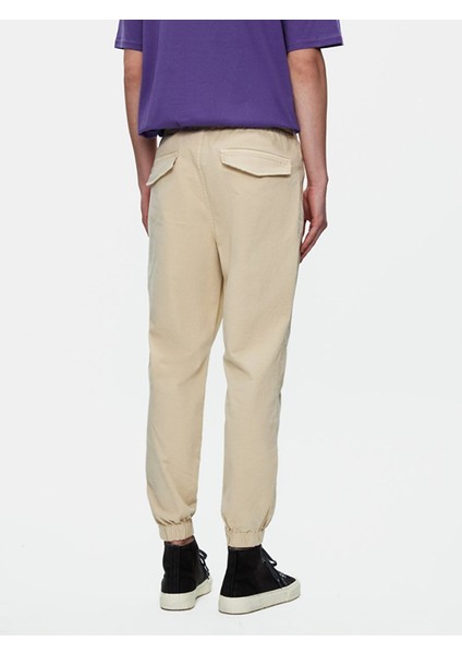 Erkek Jogger Gabardin Bej Pantolon modelleri