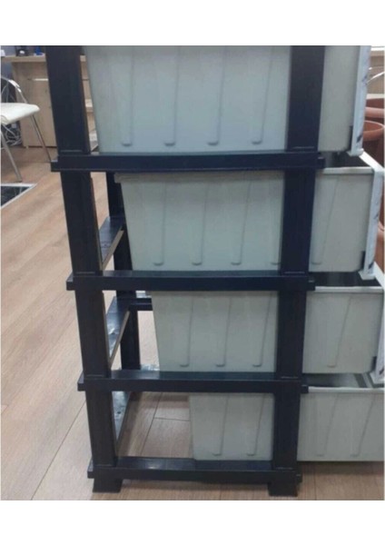 4 Çekmeceli Plastik Komodin Beyaz Mermer Desen Plastik Komidin Mutfak Dolabı modelleri