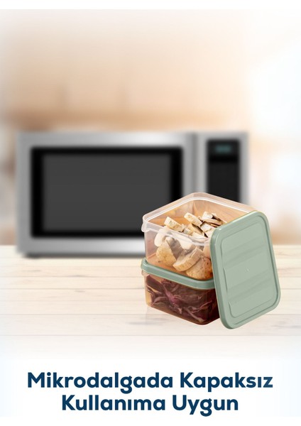 15'li Buzdolabı Düzenleyici Organizer Mikrodalgaya Uygun Difriz Saklama Kabı Mint fiyatları