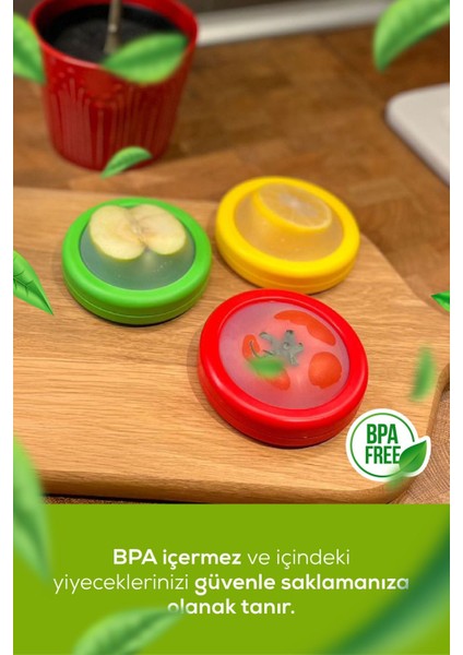 3'lü Renkli Meyve ve Sebze Saklama Kabı Seti, Plastik, 0-3 L, Parça Sayısı 3 fiyatları