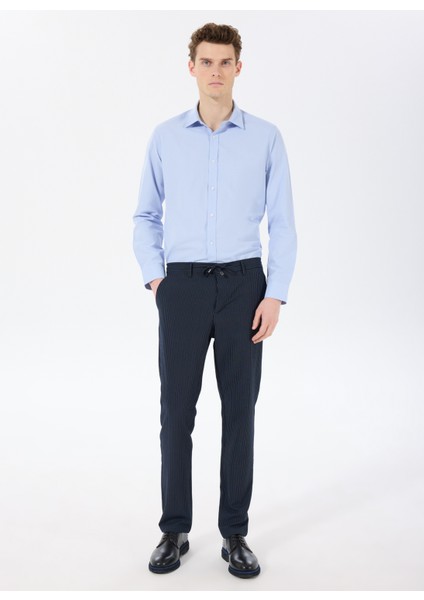 Normal Bel Normal Paça Lacivert Erkek Chino Pantolon PBF5SM-PNT 5019 fiyatları