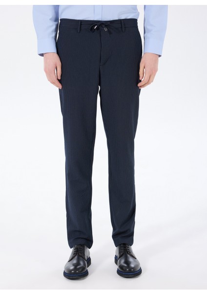 Normal Bel Normal Paça Lacivert Erkek Chino Pantolon PBF5SM-PNT 5019 modelleri