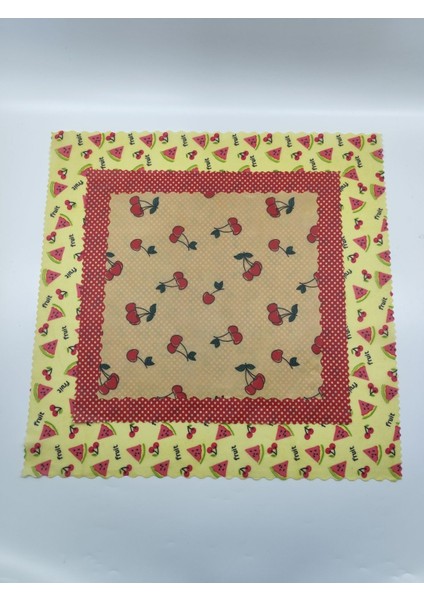 Balbezz Bal Mumlu ( Balmumlu) Saklama Bezi Karpuz Desenli 3'lü Set