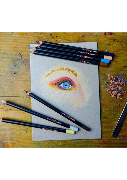 Posca Pencıl Boya Kalemi Mavi KPE-200