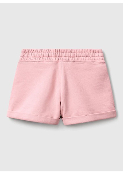 Pembe Kız Çocuk Şort
