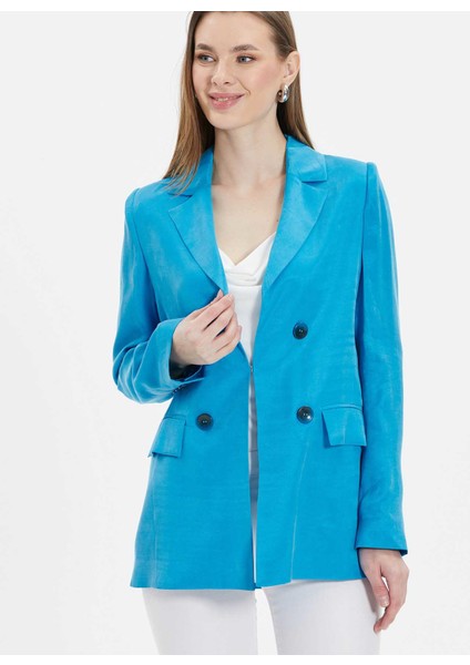 Standart Mavi Kadın Ceket 25YSL1456 fiyatları