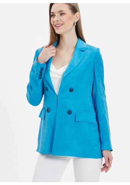 Standart Mavi Kadın Ceket 25YSL1456 modelleri