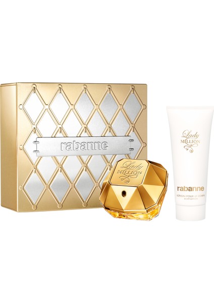 Lady Million Edp 80 ml Kadın Parfüm Set