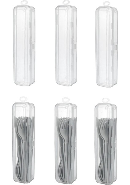 Şeffaf 5'li Çatal Kaşık Bıçak Saklama Kutusu, Düzenleyici ve Çeyizlik Takım modelleri