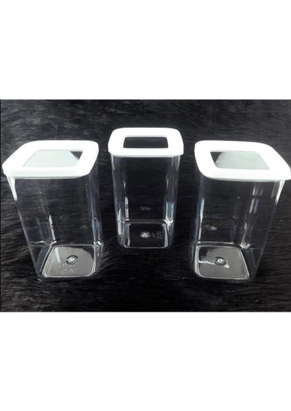 12 Li Süper Saklama Kabı Set 1200 ml - 1200ML Erzak Kabı
