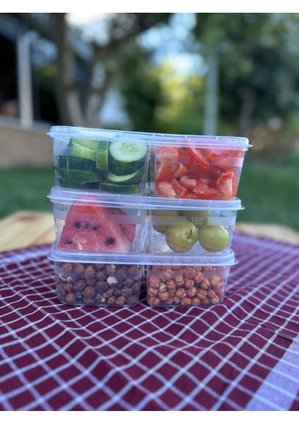 3'lü Turuncu Şeffaf Saklama Kutusu, Pratik ve Hafif Öğün Saklama Seti fiyatları