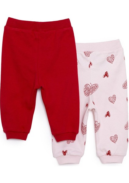 Basic Kız Kalp Desenli 2li Patiksiz Alt Kız Bebek fiyatları
