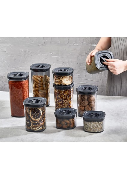 6 x Adet Füme Locko Vakumlu Sızdırmaz Saklama Kabı 2lt & Erzak Kabı modelleri