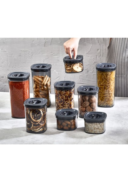 6 x Adet Füme Locko Vakumlu Sızdırmaz Saklama Kabı 2lt & Erzak Kabı fırsatları