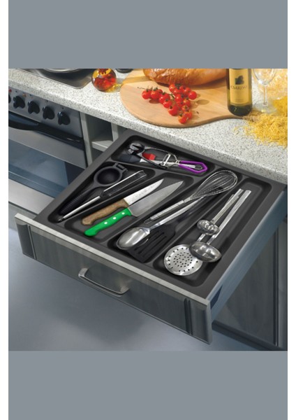 Gri Çekmece İçi Kepçelik, 50x45 cm, pratik ve şık depolama çözümü